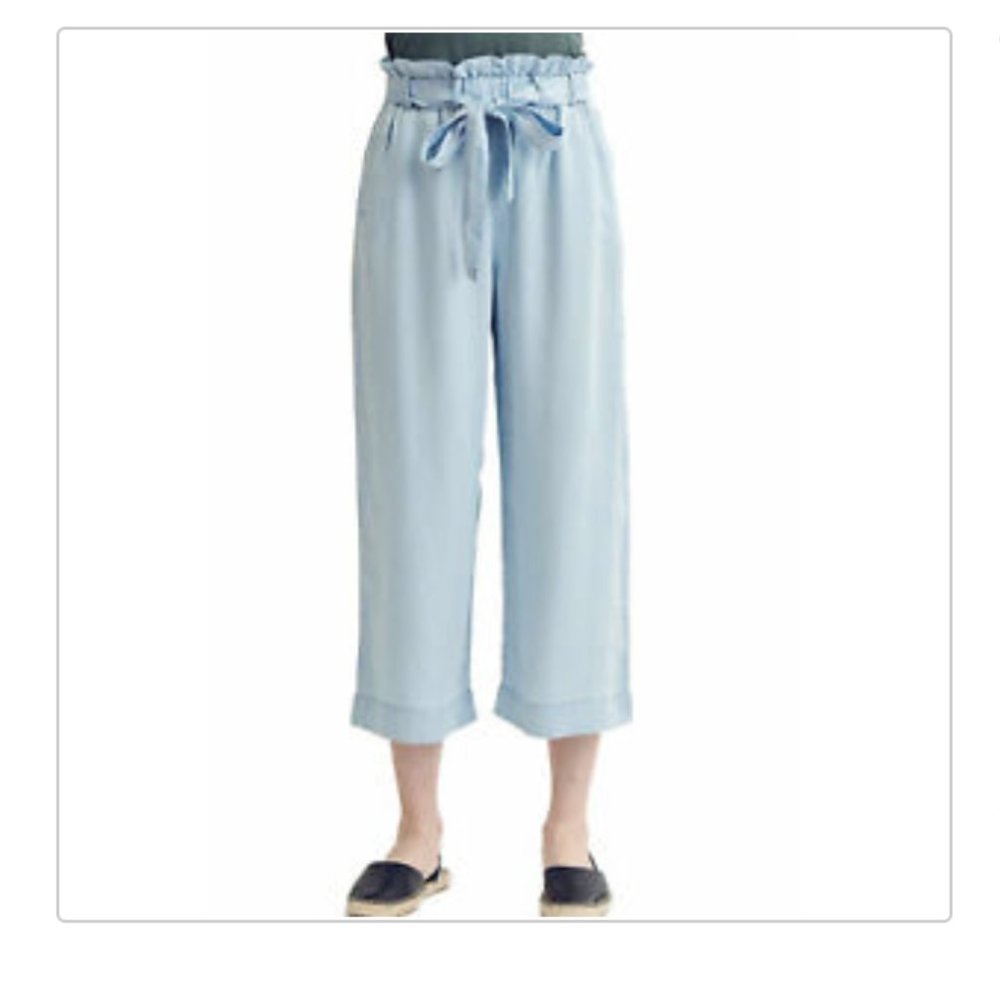 Wishlist apparel chambray paper bag pants